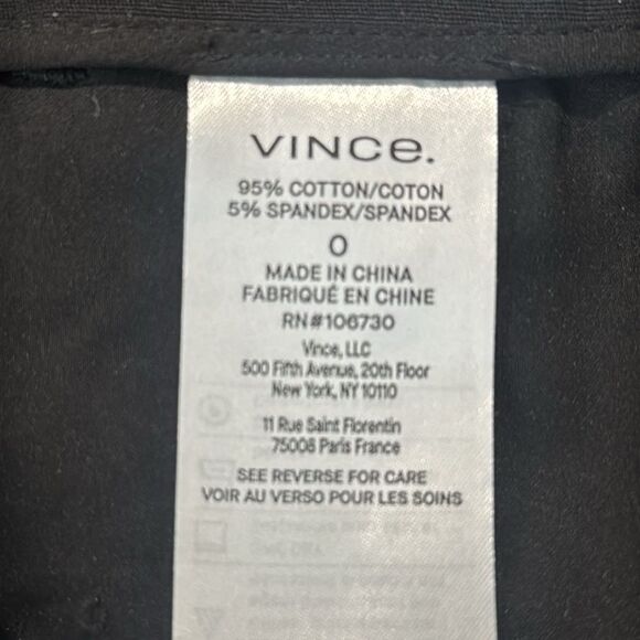 NWT Vince Utility Crop Pants Black Size 0 - Picture 14 of 16